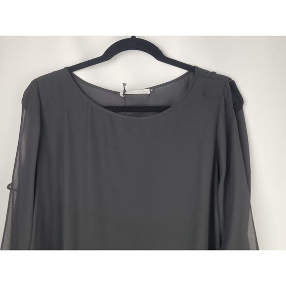 Three Eighty Two Revolve Women's Kyle Split Sleeve Long Sleeve Black Size M - Picture 2 of 10
